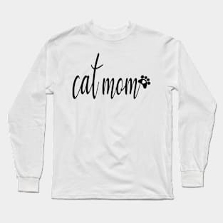 cat mom Long Sleeve T-Shirt